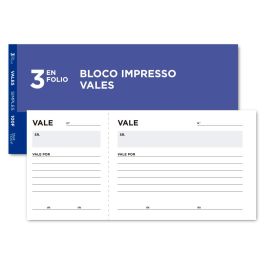 Talonario Liderpapel Vales Tres En Folio 104 Texto En Portugues 10 unidades Precio: 15.1250007139. SKU: B1FW8EYYJC