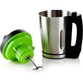 Domo DO498BL Licuadora Calentada - Negro, 1.6L, 3 Programas, 1000W