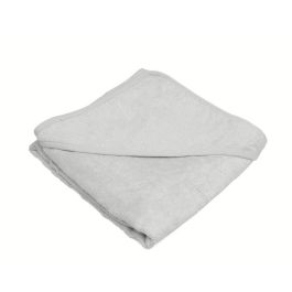 KioKids Toalla de Baño Bebé 100% Bambú Gris con Capucha 76x76 cm. Suave, Absorbente, Termo Climática, Certificado Oekotex +0 Meses