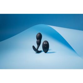 Plug anal con control remoto B-Vibe Negro