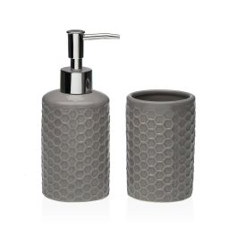 Set de Baño Versa Gris Dolomita 6,8 x 17 x 6,8 cm Precio: 6.50000021. SKU: B1DH2BTVXZ