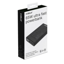 Powerbank Celly PD65W 65w EVO 20000 mAh Negro
