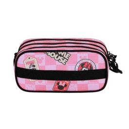 Karactermania Estuche Portatodo Trick Fan 2.2 Minnie Mouse Journey Rosa Ripstop 23 x10 x11 cm