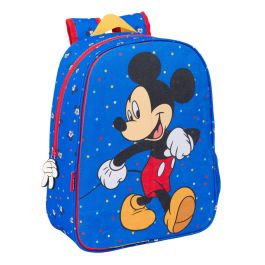 Mochila Escolar Mickey Mouse Clubhouse Good day Azul 26 x 34 x 11 cm