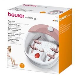 Beurer FB-20 Hidromasaje de Pies con Masaje Vibratorio, Burbujas, Regulación de Temperatura y Luz Infrarroja
