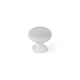 Blister con 4 pomos redondos para mueble fabricado en zamak acabado blanco poro mod. 760 ø25mm rei Precio: 9.5000004. SKU: S7912558