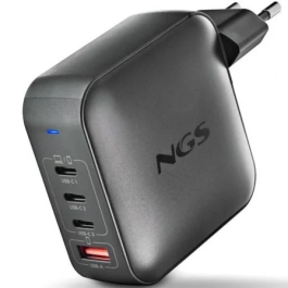 NGS Cargador Portátil BUD165W GaN 165W 3xUSB-C + 1xUSB-A Automático Voltaje 5-21V Precio: 52.5000003. SKU: B19KANAGW8