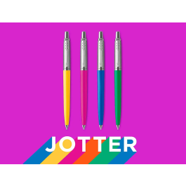 Parker Jotter Originals Años 90 Bolígrafo Lote 20 Unidades Colores Surtidos Tinta Azul Cuerpo Plástico Retro Clip Flecha Francia