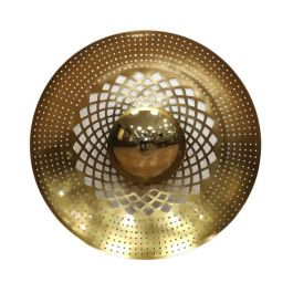 DKD Home Decor Lámpara de Pared Aplique Estilo Indio LED 40W 220V de Metal Dorado 40x40x15 cm