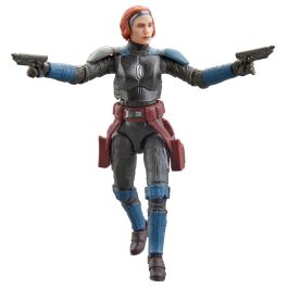 HASBRO Bo-Katan Kryze The Mandalorian Plazir-15 Star Wars Figura articulada 9,5cm con casco, blásters y sable oscuro