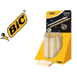 Bic Cristal Linea Celebration Bolígrafo Dorado y Plateado Expositor 40 Unidades Surtidas Tinta Azul y Negra 1 mm Precio: 68.4999997. SKU: B1K5V7PCQG