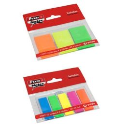 Fixo Marcadores Adhesivos Banderitas Pet 13x43 mm, 5 Blocs de 25 Hojas, Colores Neón (Verde, Naranja, Amarillo, Fucsia, Azul) Precio: 1.49999949. SKU: BIX65006180