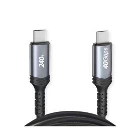 VALUE 11.99.9088 Cable USB4 Gen3x2 (40Gbps) de USB-C a USB-C, 0.5m, Negro