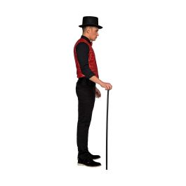Disfraz chaleco showman rojo talla m-l Disfraz chaleco showman rojo talla m-l