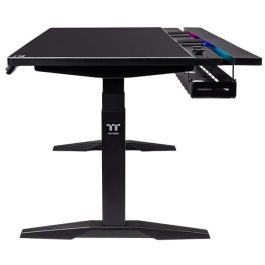 Thermaltake Escritorio Gaming G700 RGB, Ajuste Altura, LED Rojo/Verde/Azul, Tablero 160x88.7cm, Soporta 130kg