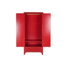 DKD Home Decor Armario Rojo 85.5 x 50.5 x 186.2 cm Madera Abeto y MDF
