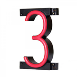 Número LED Neón 3 Ancho 90Mm Alto 161Mm Fondo 38Mm Rótulo Personalizado Precio: 14.69000016. SKU: B1E4KGYZD5