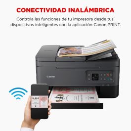 Canon PIXMA TS7450i Multifunción Inyección Color WiFi Dúplex ADF Negro - Impresora, Copia, Escáner 5449C006