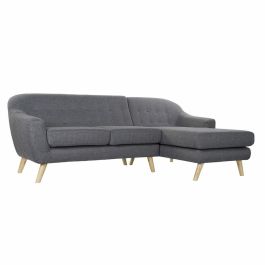 Sofa Scandi DKD Home Decor Gris Natural 144 x 84 x 230 cm Precio: 648.58999953. SKU: B19MEMPTWL