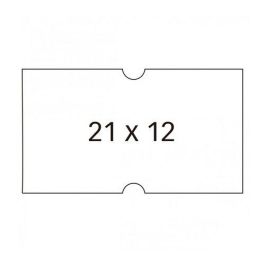 Apli Etiquetas para Etiquetadora de Precios 21x12 mm, Adhesivo Permanente, 6 Rollos de 1000, Blanco Precio: 4.49999968. SKU: B1CLT54F74