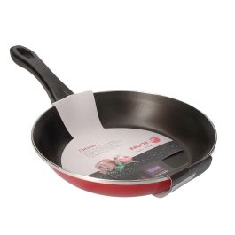 Fagor Optimax Sartén Ø20 cm Roja Acero AISI 430 Antiadherente Xylan Plus Apta Todo Tipo de Fuegos