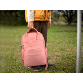 Antartik Mochila Glow Bags Rosa, 25 L, Compartimento Portátil 15", Dimensiones 440x330x115 mm