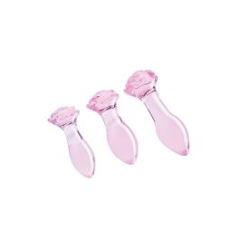 Plug Anal Dream Toys Glaze Rosa 3 Piezas