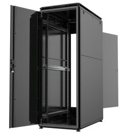 Lanview Rack Cabinet 19" 32U 600 x 1000mm Data Line - Armario de Servidor de Pie, Profundidad Ajustable