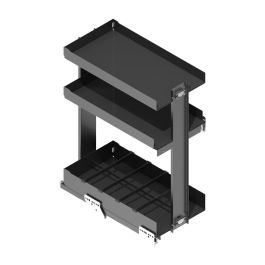 Menage Confort Modulo 400 Botellero Alto Nova Flat Extraíble 3 Bandejas Antracita para Cocina con Cierre Amortiguado Menage Confort Modulo 400 Botellero Alto Nova Flat Extraíble 3 Bandejas Antracita para Cocina con Cierre Amortiguado Precio: 215.98999972. SKU: B14D4V6GSX