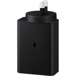 Samsung EP-T6530 Cargador de Pared Negro con 2 Puertos USB-C para Smartphone, Tableta, Portátil, Auriculares y Smartwatch