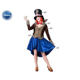 Disfraz Sombrerera Loca Traje Marron Mujer Adulto XXL Disfraz Sombrerera Loca Traje Marron Mujer Adulto XXL