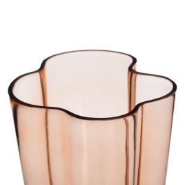 Jarrón Marrón Cristal 15,5 x 15 x 30 cm Jarrón Marrón Cristal 15,5 x 15 x 30 cm