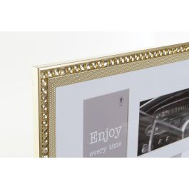 DKD Home Decor Marco Multifoto Tradicional Dorado Plateado para 6 fotos de Cristal y PS, 53x39 cm, Colección Diamonds, Pack de 4 DKD Home Decor Marco Multifoto Tradicional Dorado Plateado para 6 fotos de Cristal y PS, 53x39 cm, Colección Diamonds, Pack de 4