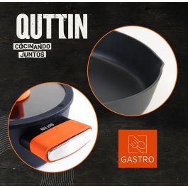 Cacerola 24 cm con tapa Gastro Quttin (6 Unidades) Cacerola 24 cm con tapa Gastro Quttin (6 Unidades)