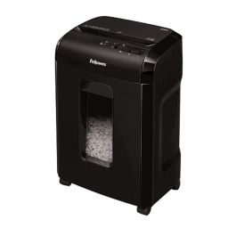 Fellowes 10M Aktenvernichter MicroCut, Destructora de papel 10 hojas, Microcorte 2x12mm, P-5, 19L, Negro