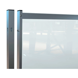 Nobo Soporte Conector para Pantalla Separadora Modular Nobo Premium Plus, Estabilidad Adicional para Escritorio