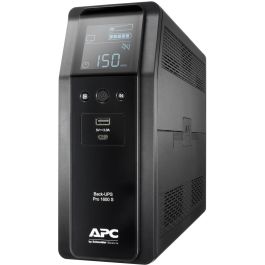 APC BR1600SI Sistema de Alimentación Ininterrumpida (UPS) Línea Interactiva 1.6kVA 960W 8 Salidas AC