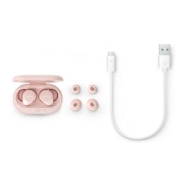Philips Auriculares Bluetooth TAT1209 Rosa con Estuche de Carga, Autonomía 6h