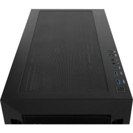 Chieftec APEX LUMO Mesh GA-01B-L-OP Caja de PC Midi Tower Negra con Iluminación RGB para Gaming
