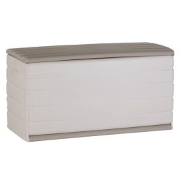 PLASTIKEN 350L Caja con cerradura funcional y estética interior / exterior con ruedas beige Precio: 113.50000013. SKU: B1C3T3M6VM