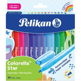 Pelikan Colorella Star C302 - Rotuladores de Punta Redonda 0.6 mm, 24 Colores Surtidos, Envase Colgante Precio: 20.89000023. SKU: B155FP9JQF