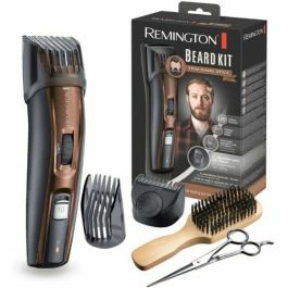 Remington MB4046 Recortadora de Barba Kit Cuchillas Titanio Autoafilables, Batería Litio, Guías Ajustables (0.5-35mm), Uso Inalámbrico Remington MB4046 Recortadora de Barba Kit Cuchillas Titanio Autoafilables, Batería Litio, Guías Ajustables (0.5-35mm), Uso Inalámbrico