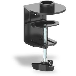 Digitus Soporte para 4 Monitores de hasta 27" y 8 kg por Pantalla, Montaje de Escritorio, Negro