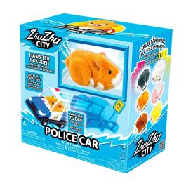 Zhu Zhu Police Car Z1078, Coche de Policía Interactivo con Luces y Sonidos para Hamsters Zhu Zhu, Incluye Oficial Squiggles Precio: 27.89999971. SKU: B1DS22CXZX