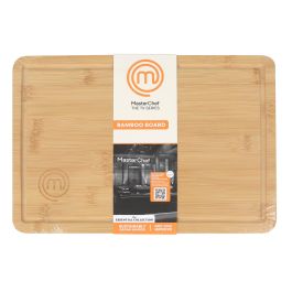 Masterchef Tabla de Cortar de Bambú 34 cm x 23.5 cm x 1 cm