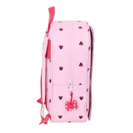 Mochila Escolar Minnie Mouse Naive Rosa 22 x 27 x 10 cm