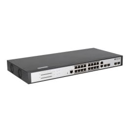 BDCOM S2520-P L3-lite Managed PoE Switch 16 Puertos Gigabit PoE+ 2 SFP 2 Combo RJ45/SFP 250W Presupuesto PoE Rack 1U