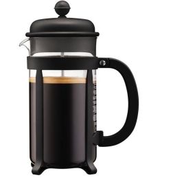 Bodum 1908-01 BOD0727015126111 Cafetera de prensa francesa Negra, Vidrio de borosilicato y Acero inoxidable Precio: 26.59000047. SKU: B18ZNVWTLJ