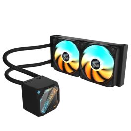 Gigabyte 28400-GM240-1CBR Refrigeración Líquida CPU GAMING 240 - 2x120mm Ventiladores ARGB, Compatible Intel LGA 1851 y AMD AM5