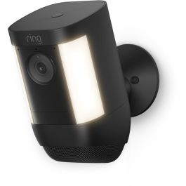 Ring Spotlight Cam Pro Battery Cámara de Seguridad IP Exterior Inalámbrica Negra con Luz Integrada y Sirena Precio: 252.50000006. SKU: B1K4HT5TLB